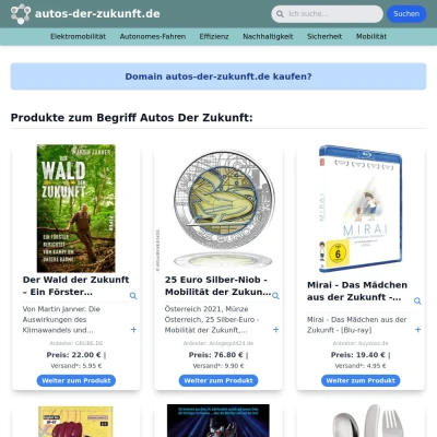 Screenshot autos-der-zukunft.de