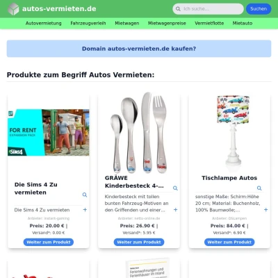 Screenshot autos-vermieten.de
