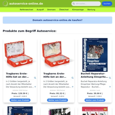 Screenshot autoservice-online.de