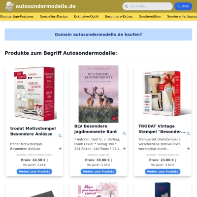 Screenshot autosondermodelle.de