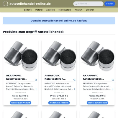 Screenshot autoteilehandel-online.de