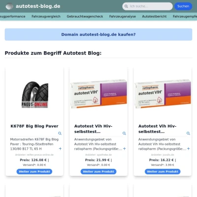 Screenshot autotest-blog.de