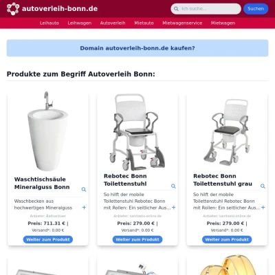 Screenshot autoverleih-bonn.de