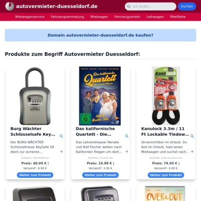 Screenshot autovermieter-duesseldorf.de