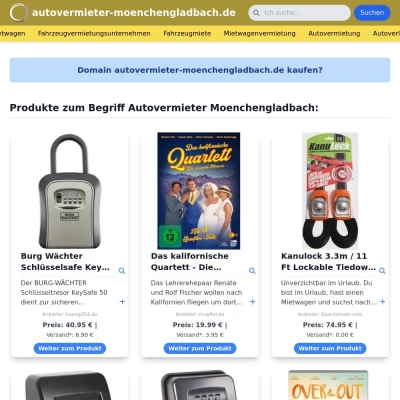 Screenshot autovermieter-moenchengladbach.de