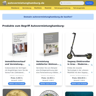 Screenshot autovermietunghamburg.de