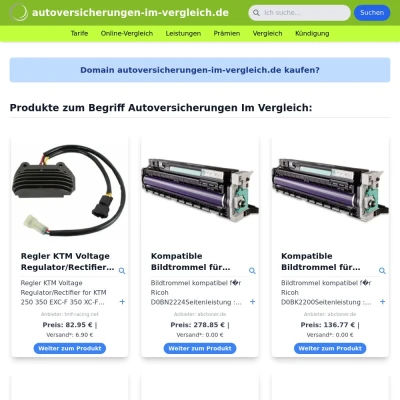 Screenshot autoversicherungen-im-vergleich.de