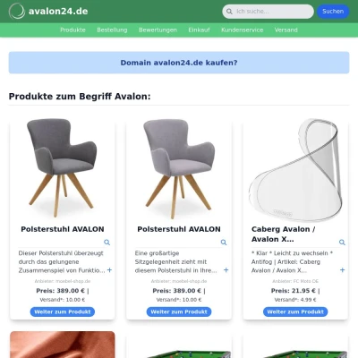 Screenshot avalon24.de