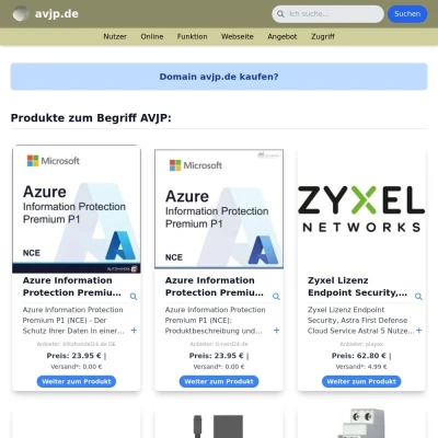 Screenshot avjp.de