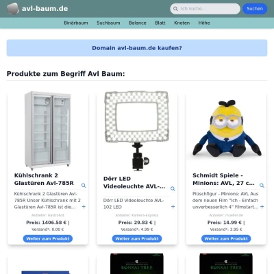 Screenshot avl-baum.de