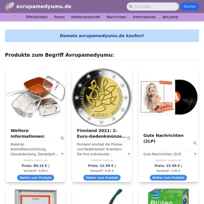 Screenshot avrupamedyumu.de