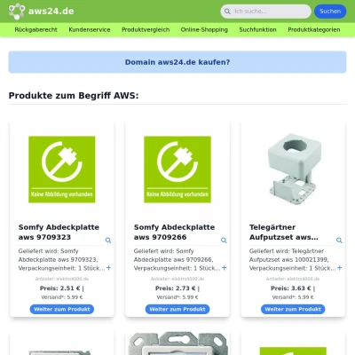 Screenshot aws24.de