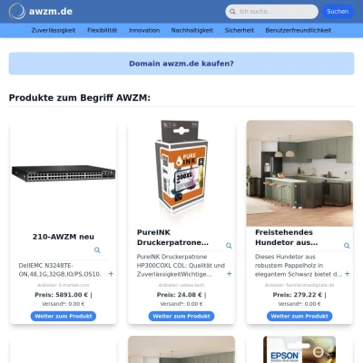Screenshot awzm.de