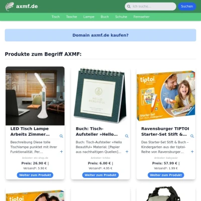 Screenshot axmf.de