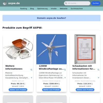 Screenshot axpw.de