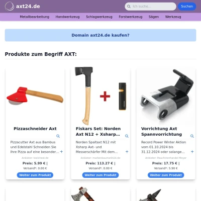 Screenshot axt24.de