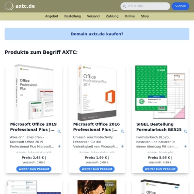 Screenshot axtc.de