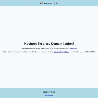 Screenshot azfh.de