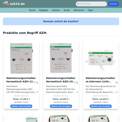 Screenshot azh24.de