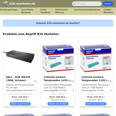 Screenshot b2b-marketer.de