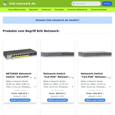 Screenshot b2b-netzwerk.de