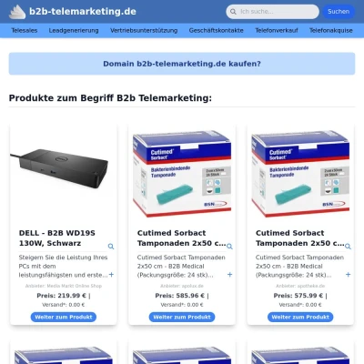 Screenshot b2b-telemarketing.de