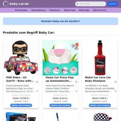 Screenshot baby-car.de