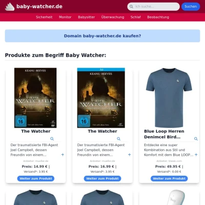 Screenshot baby-watcher.de