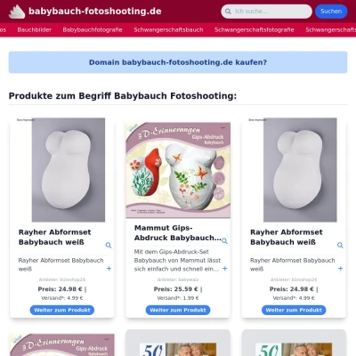 Screenshot babybauch-fotoshooting.de
