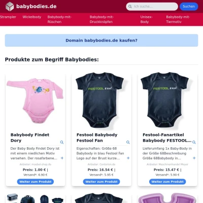 Screenshot babybodies.de