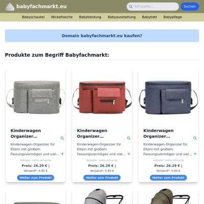 Screenshot babyfachmarkt.eu