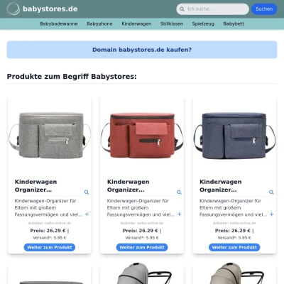 Screenshot babystores.de