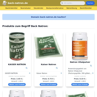 Screenshot back-natron.de