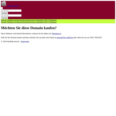 Screenshot backlink-netz.de