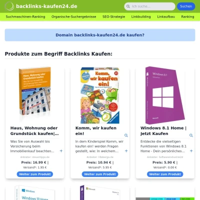 Screenshot backlinks-kaufen24.de