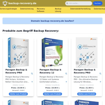 Screenshot backup-recovery.de