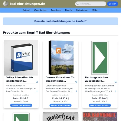 Screenshot bad-einrichtungen.de