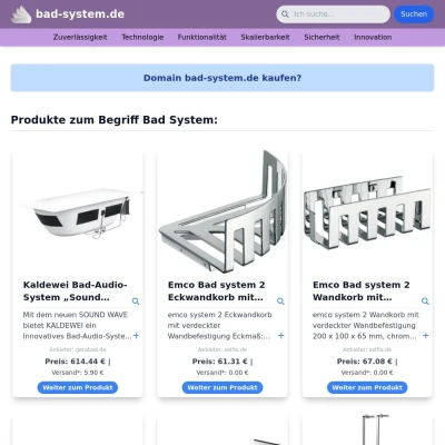 Screenshot bad-system.de