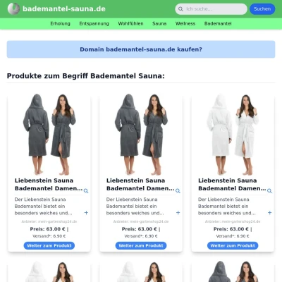 Screenshot bademantel-sauna.de