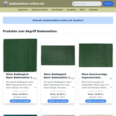 Screenshot badematten-online.de