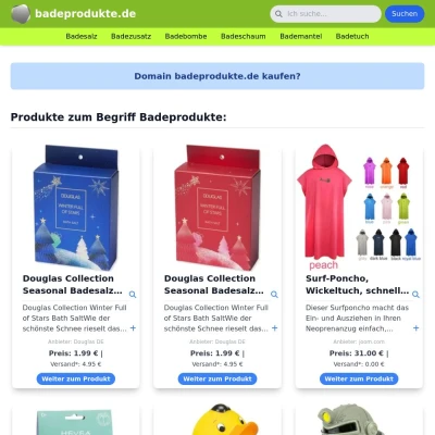 Screenshot badeprodukte.de