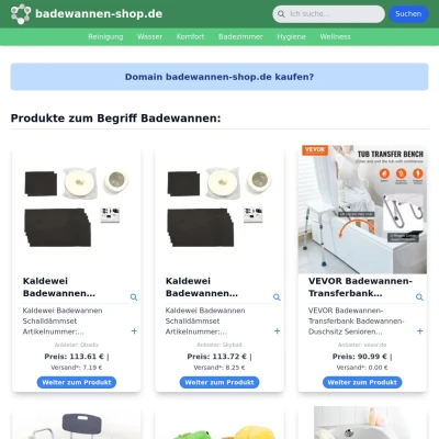 Screenshot badewannen-shop.de