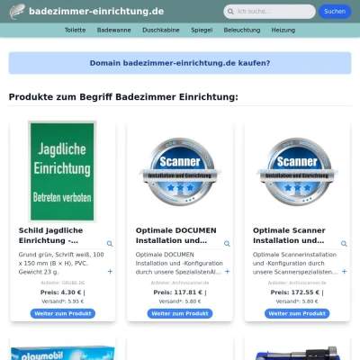 Screenshot badezimmer-einrichtung.de