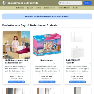 Screenshot badezimmer-exklusiv.de
