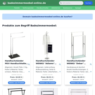 Screenshot badezimmermoebel-online.de