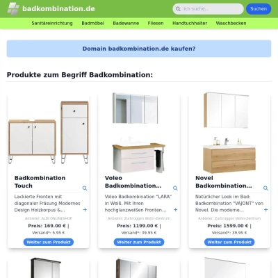 Screenshot badkombination.de