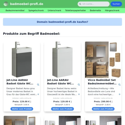 Screenshot badmoebel-profi.de