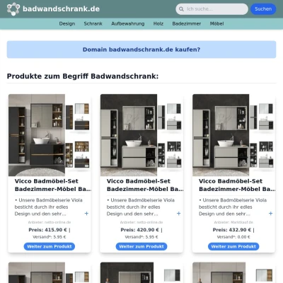 Screenshot badwandschrank.de