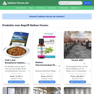 Screenshot balkan-forum.de