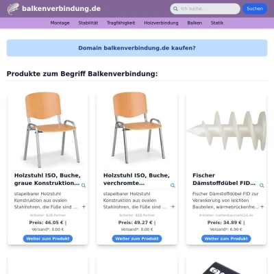 Screenshot balkenverbindung.de